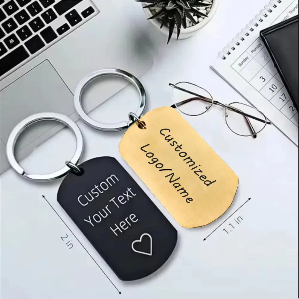 10PCS 사용자 정의 금속 태그 키 체인 레이저 조각 - Initial Ring Custom 리뷰 및 가격