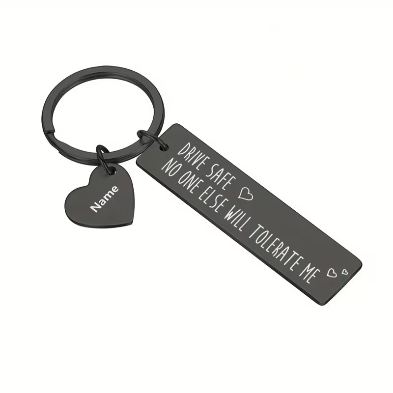 맞춤형 레이저 각인 이름 문자 펜던트 키체인 스테인리스 - Initial Ring Custom 리뷰 및 가격